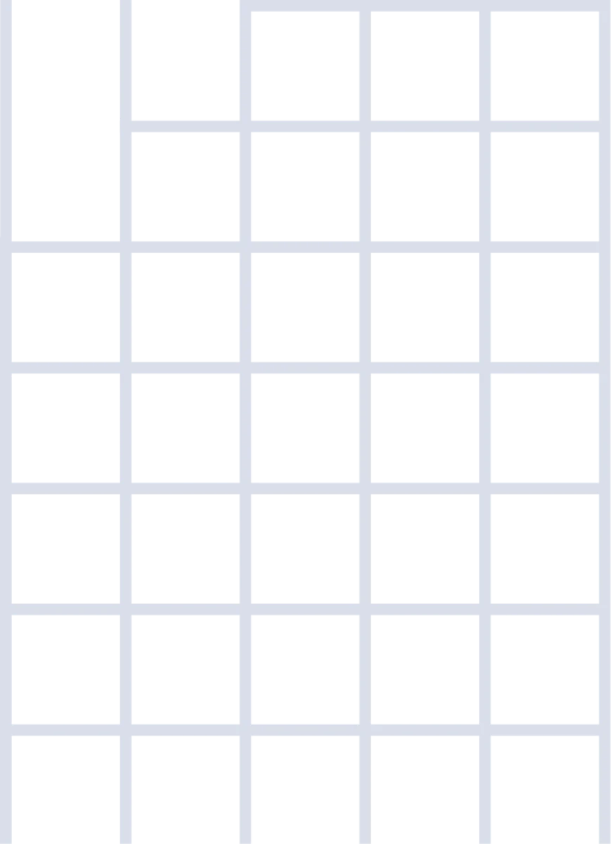 Siatka czarnych kwadratów ułożonych w równych kolumnach i wierszach